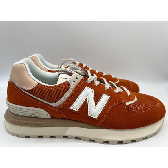 New Balance 574 Legacy Rust Oxide U574LGDO Orange Sneakers Men\'s Size 10.5
